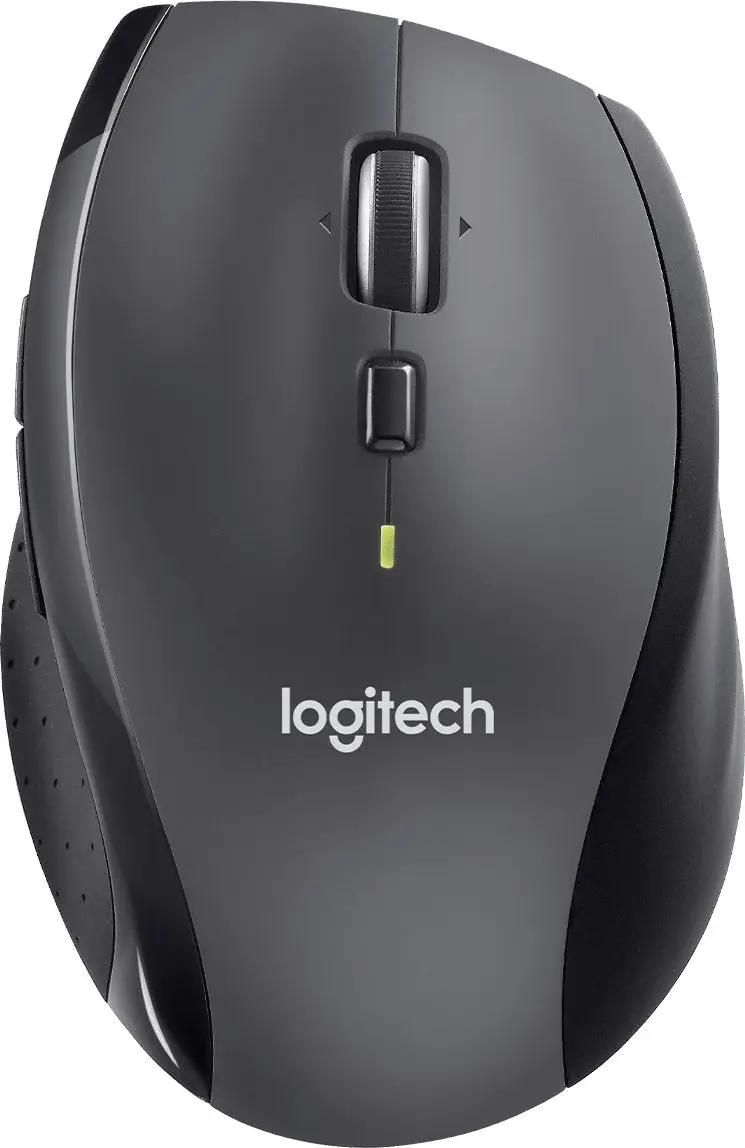 Мышь Logitech M705, оптическая, беспроводная, USB, серый и черный [910-001964]